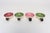 Ceramic Set of Four Vintage Green and Pink Ceramic Ramekins/Ashtrays by Charles Wilton For Sale - Image 7 of 16