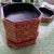 Red Vintage Chinese Red Lacquer Stacking Jewelry Box For Sale - Image 8 of 12