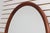 1970s Henkel Harris Cherry Oval Wall Mirror For Sale - Image 5 of 12