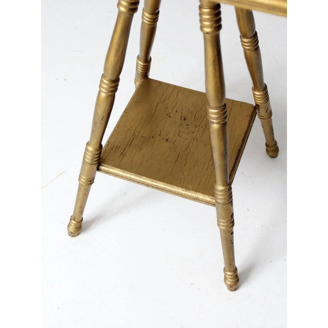 Antique Painted Side Table For Sale - Image 12 of 13