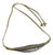 Vintage 1980s Italian Gold Two-Tone Herringbone Collar Necklace For Sale