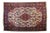 Vintage Floral Yazd Rug For Sale