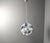 Blue Vintage Hammered Glass Sputnik Chandelier, 1970s For Sale - Image 8 of 13