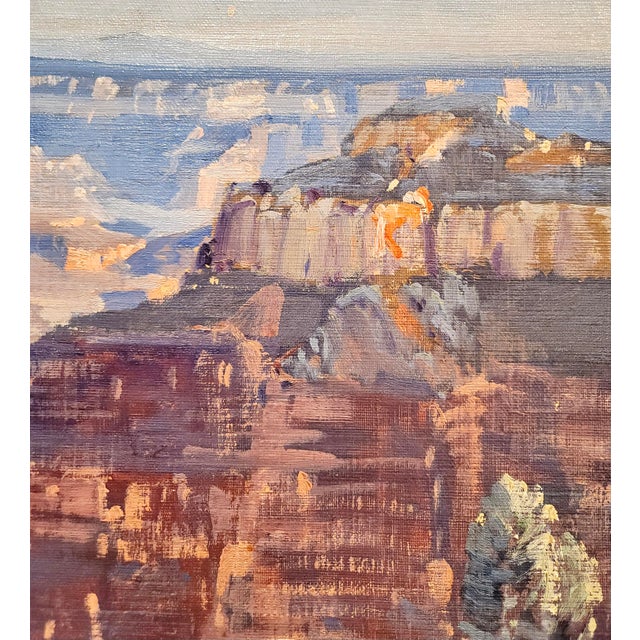 1920s Fitch Fulton - 1920s View of the Grand Canyon - Oil Painting For Sale - Image 5 of 10