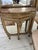 French Louis XV Style Giltwood Triptych Dressing Mirror Vanity With Marble Consoles and Matching Stool For Sale - Image 9 of 12