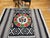 American Vintage Mexican Serape Kilim Rug, Flat-Woven Medallion Pattern, Gray & Black, 5x7 For Sale - Image 3 of 14