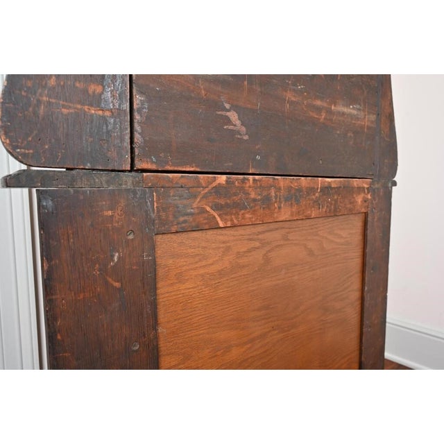 Late 19th Century Victorian Renaissance Revival Carved Drop-Front Secretary Desk For Sale - Image 16 of 18