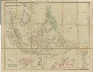 Antique Map of the Asiatic Archipelago by E. Stanford, 1910