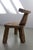 Primitive Elm T Tripod Side Chair, Denmark, 1970s For Sale - Image 15 of 17
