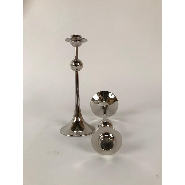 Mid-Century Modern Swedish Modern Set of 5 Candlesticks by Kjell Engman for Gense For Sale - Image 3 of 12