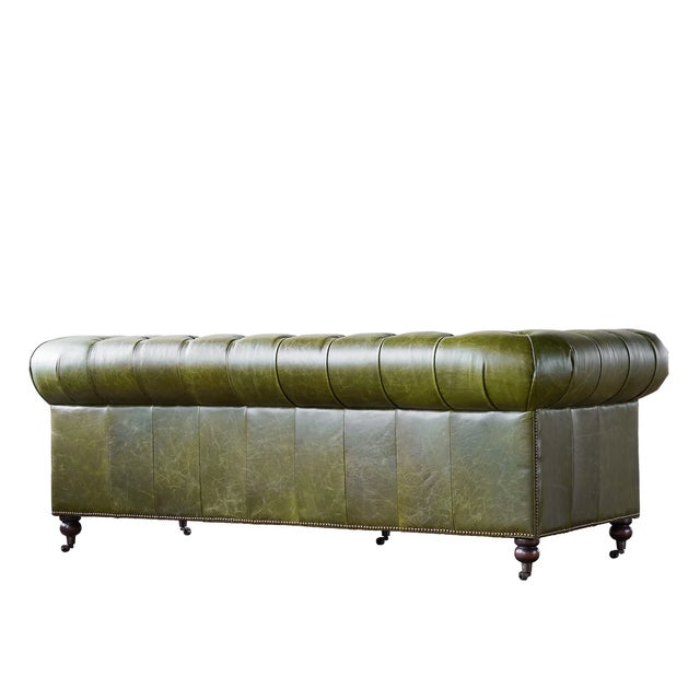 2020s Chesterfield Leather Sofa by Adoorne For Sale - Image 5 of 7