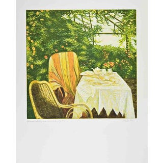Antonio Saliola, Breakfast Together, 1990s, Lithograph For Sale