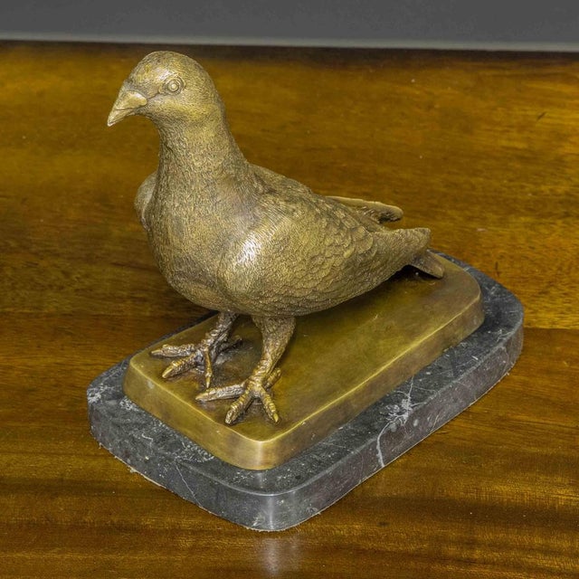 1970s Bronze Racing Pigeon, 20th-Century For Sale - Image 5 of 14