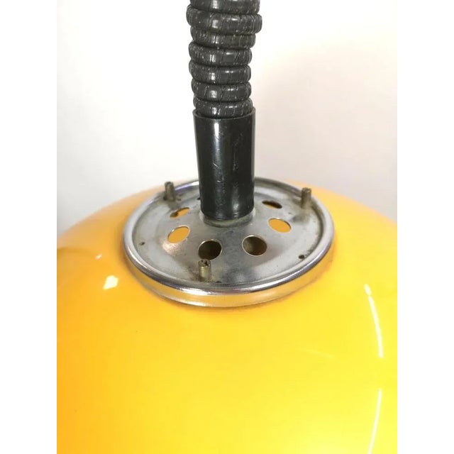 Guzzini Mid-Century Modern Orange Meblo Pendant from Guzzini For Sale - Image 4 of 6