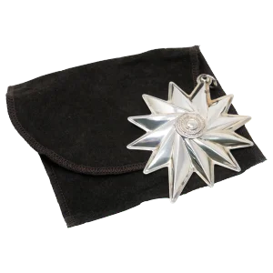 1999 Lunt Sterling Spiral Star Ornament