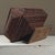 Wood Antique Folk Art Tramp Art Box on Pedestal Base With Red Velvet Lining For Sale - Image 7 of 10