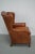 Vintage Dutch Cognac-Colored Leather Club Chair For Sale - Image 6 of 13