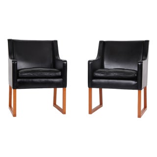 Model 3246 Armchairs by Børge Mogensen for Fredericia, 2002, Set of 2 For Sale