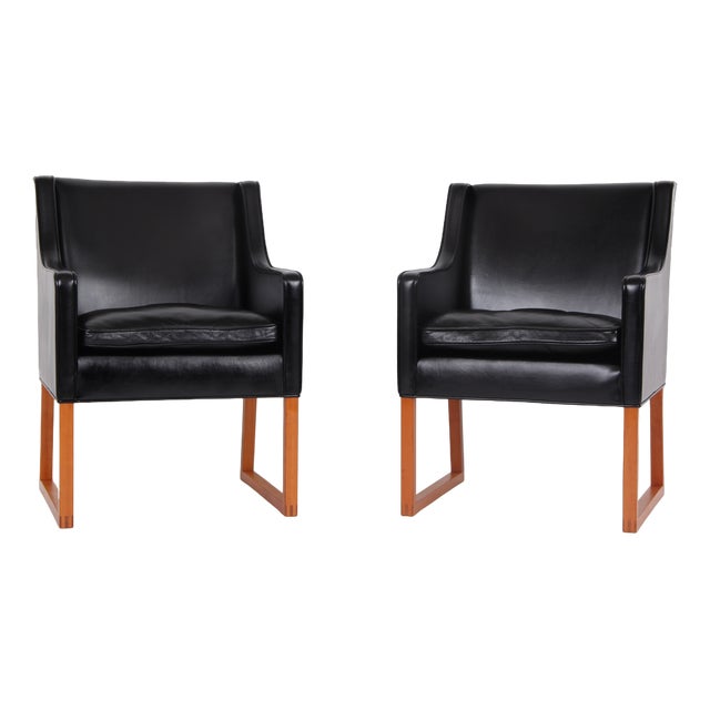 Model 3246 Armchairs by Børge Mogensen for Fredericia, 2002, Set of 2 For Sale