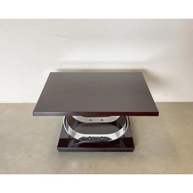 Mid-Century Modern Lacquered Steel Table, 1970s For Sale - Image 3 of 12