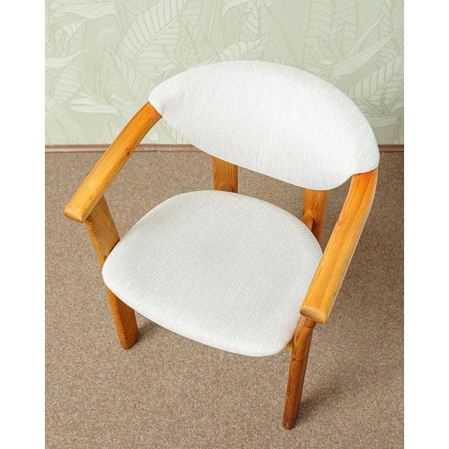 Vintage Dining Chairs in Pine, 1980s, Set of 4 For Sale - Image 6 of 9