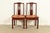 Antique Chinese Carved Rosewood Side Chairs or Dining Chairs With Mother of Pearl Inlay, Circa 1890s For Sale - Image 14 of 14