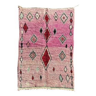 Moroccan Boujad Wool Rug, 1990 For Sale
