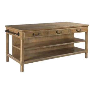 Woodbridge Furniture Draper's Table, Antique Finish