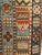 19th Century Persian Kurdish Wide Runner Rug, Hand-Knotted Wool, Allover Paisley Pattern, Terracotta & Blue, 4x12 For Sale - Image 12 of 15
