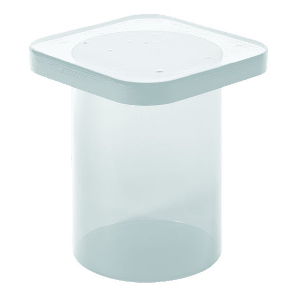 Alwa Square Three Side Table in Transparent by Sebastian Herkner for Pulpo For Sale
