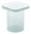 Alwa Square Three Side Table in Transparent by Sebastian Herkner for Pulpo For Sale