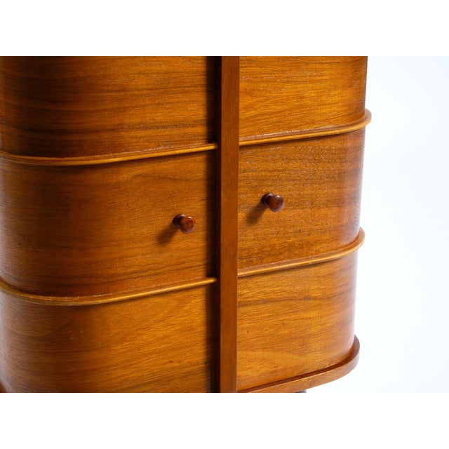 Mid-Century Modern Sewing Box with Teak Veneer and Many Compartments, 1950s For Sale - Image 15 of 18