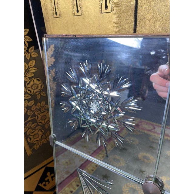 Bistro Mirror in Glass For Sale - Image 4 of 7