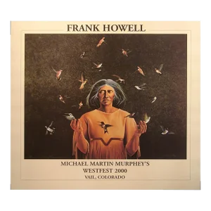 1990s Frank Howell Poster "Reunion" Art Mint Condition Offset Lithograph