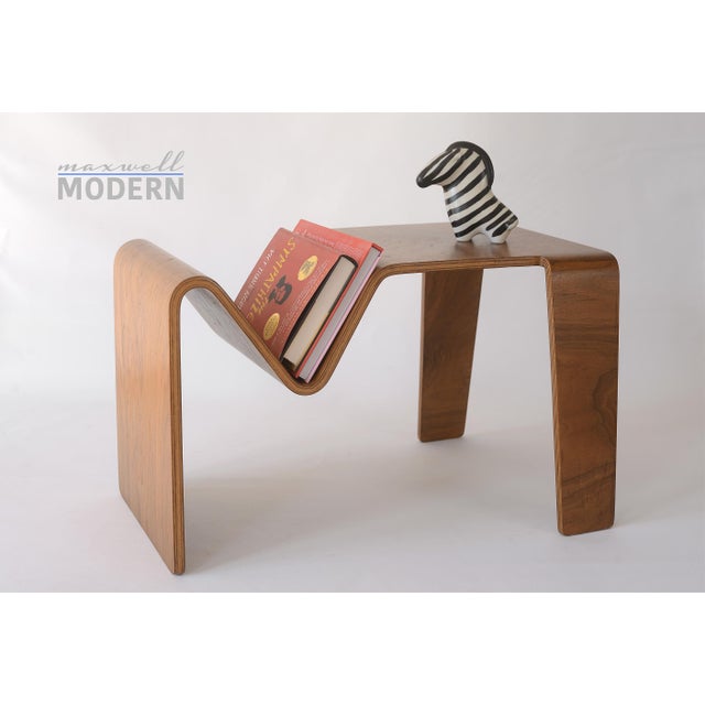 Brown Isaac Krady Sculptural Bent Plywood Coffee Table For Sale - Image 8 of 17