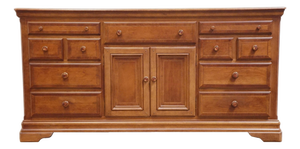 Alexander Julian Home Colours Collection Cherry Early American Traditional 73" Triple Dresser 710-060