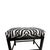Paint Pair of Contemporary Black Lacquer Benches With Animal Print Upholstery & Nailhead Trim For Sale - Image 7 of 7