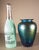 Blue Thomas Philabaum Reptilian Series Iridescent Art Glass Vase - Signed - 8" H For Sale - Image 8 of 8