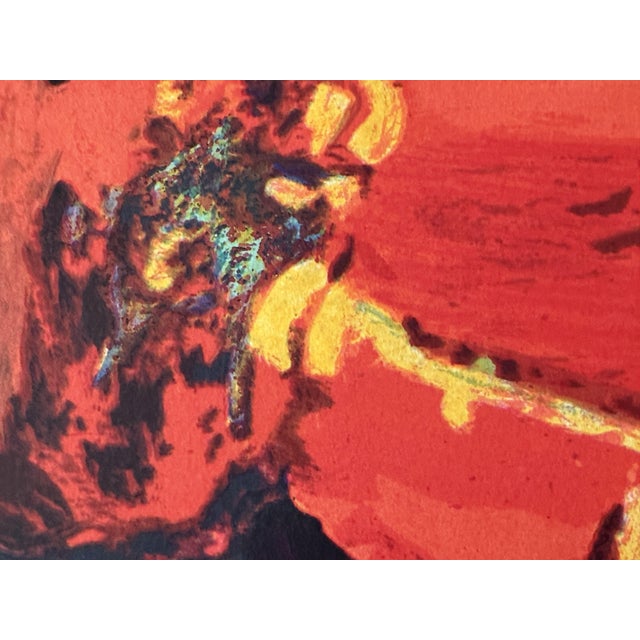 After Leroy Neiman Atibuido, Louis Armstrong, Silkscreen Print, 1976 For Sale - Image 4 of 13