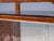 Black Vintage Art Deco Display Cabinet with Curved Wooden Frame and Glass Doors, 1950s For Sale - Image 8 of 10