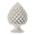 Late 20th Century Italian Taitù Milano White Ceramic Pine Cone Centerpiece for Neiman Marcus For Sale