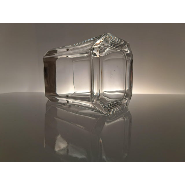Mid-Century Modern Crystal Ice Bucket by Cini Boeri for Arnolfo Di Cambio, 1970s For Sale - Image 3 of 11
