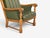 Wood Henning Kjaernulf Style, Lounge Chairs, Oak, Fabric, Denmark, 1970s For Sale - Image 7 of 12