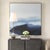 Cold Shoulder Creates An Atmospheric Perspective With Its Rich, Deep Blues Transitioning To Soft Hues Of Gray And White,...
