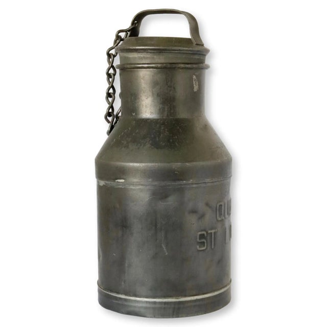 Vintage Metal Milk Jug For Sale - Image 4 of 6