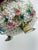 Porcelain Flower Encrusted Vase For Sale - Image 10 of 10