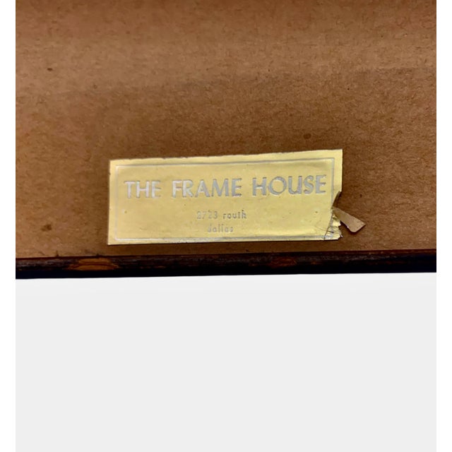 Wood Antique Oil Painting of Frederiksborg Castle in the Winter For Sale - Image 7 of 8