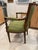 Mid 20th Century Three Carved Frame Upholstered Dining Arm Chairs For Sale - Image 13 of 18