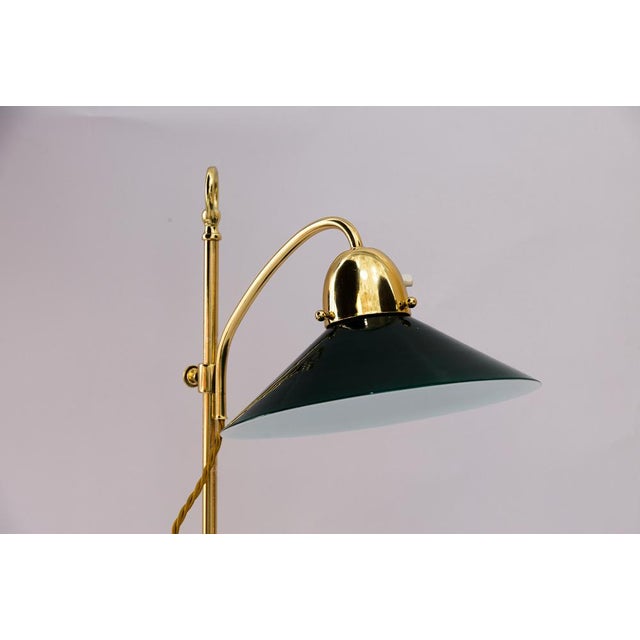 Art Deco Hight Adjustable Condor Table Lamp with Original Glass Shade, 1920s For Sale - Image 13 of 16