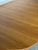 1970s Oak Oval Non-Extendable Dining Table With Turned Oak Legs Vintage Mid-Century Modern 1970s For Sale - Image 5 of 10